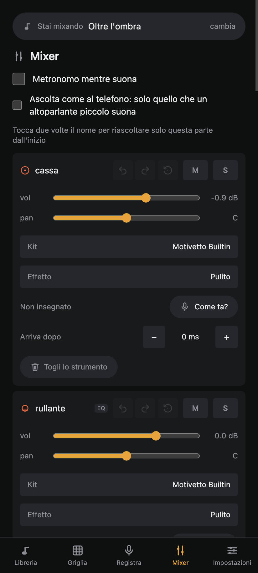 Il mixer